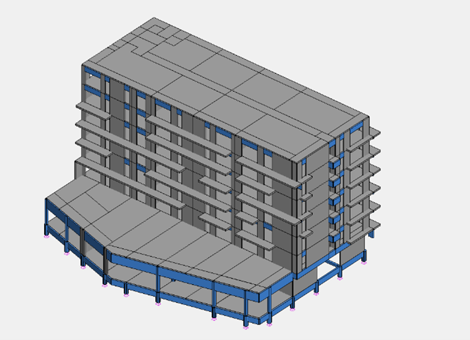 Logements à Valenciennes : calcul sismique sur le logiciel Advance Design