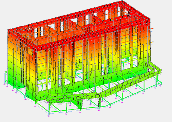 Logements à Valenciennes : calcul sismique sur le logiciel Advance Design