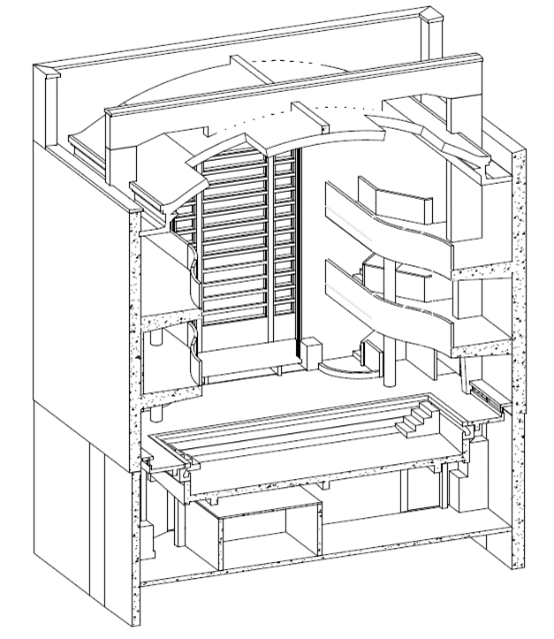 Piscine de Château-Landon à Paris : modélisation de la structure sur le logiciel Revit