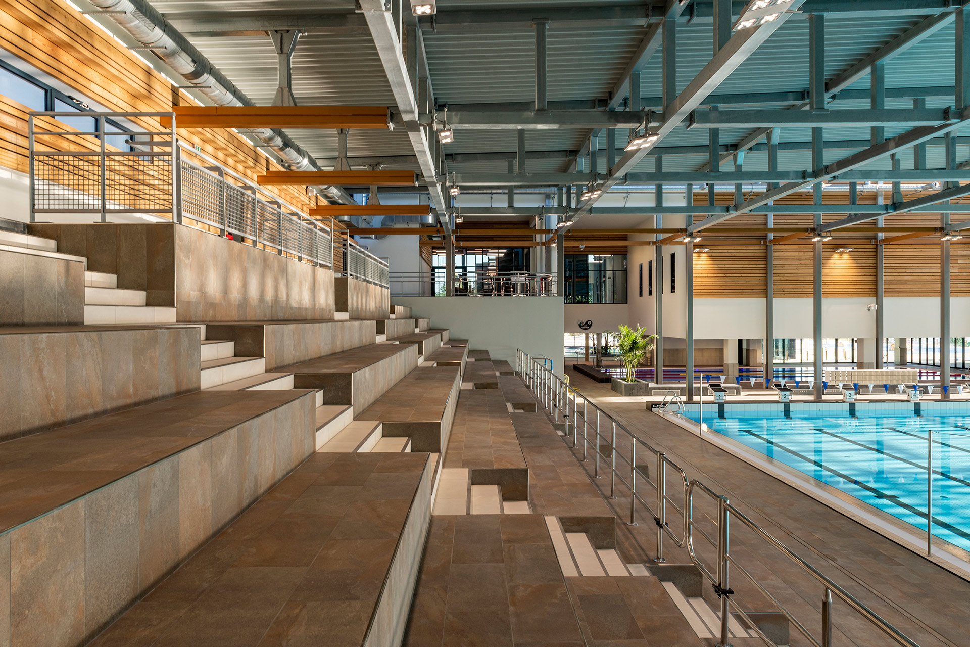 SEBAT Bureau d'études structure, centre aquatique de Libourne